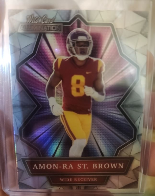 2021 Wild Card Alumination #ABC-68 Amon-Ra St. Brown — front