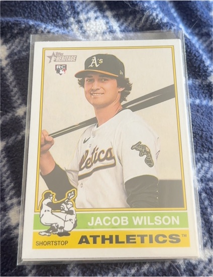 2025 Topps Heritage #15 Jacob Wilson — front