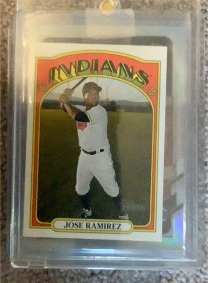 2021 Topps Heritage #72 Jose Ramirez — front
