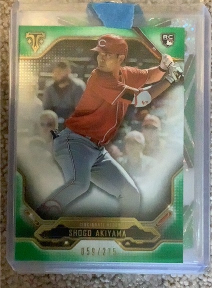 2020 Topps Triple Threads #88 Shogo Akiyama RC — front