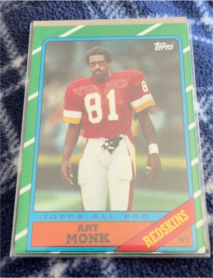 1986 Topps #175 Art Monk — front