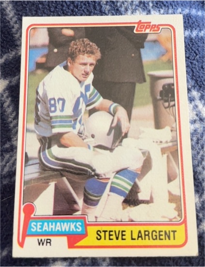 1981 Topps #271 Steve Largent — front