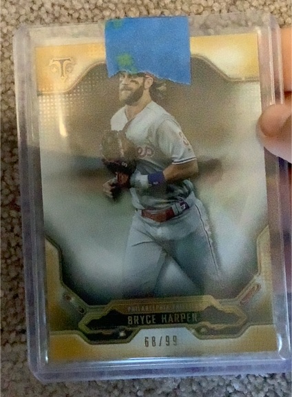 2020 Topps Triple Threads #68 Bryce Harper — front
