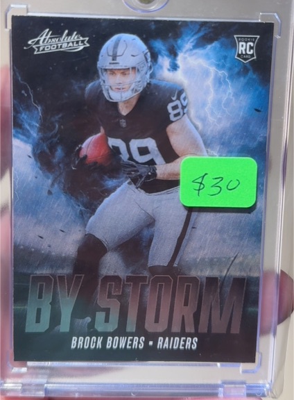 2024 Panini Absolute By Storm #BS-BBS Brock Bowers — front