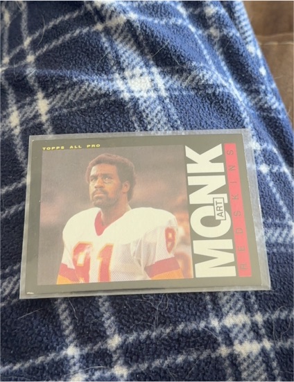 1985 Topps #185 Art Monk — front