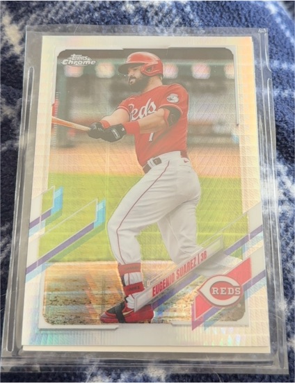 2021 Topps Chrome #145 Eugenio Suarez — front