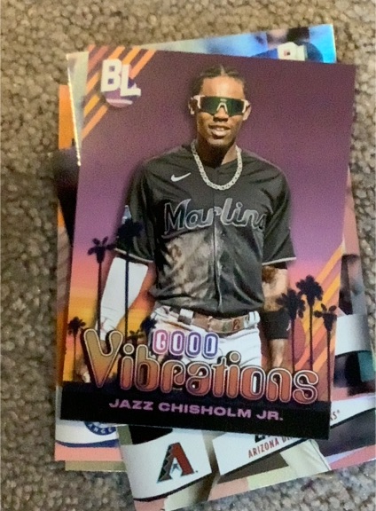 2024 Topps Big League #GV-20 Jazz Chisholm Jr. Good Vibrations — front