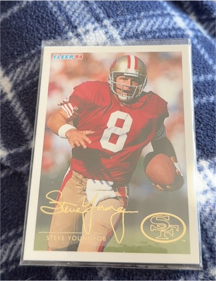 1994 Fleer #429 Steve Young — front