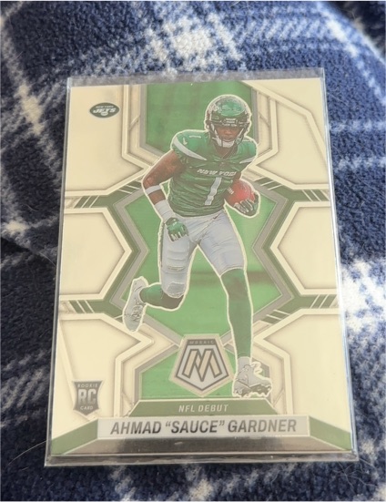 2022 Panini Mosaic NFL Debut #289 Ahmad "Sauce" Gardner — front