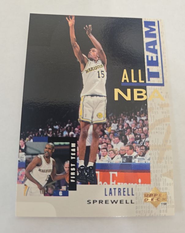 1994-95 Upper Deck #15 Latrell Sprewell — front