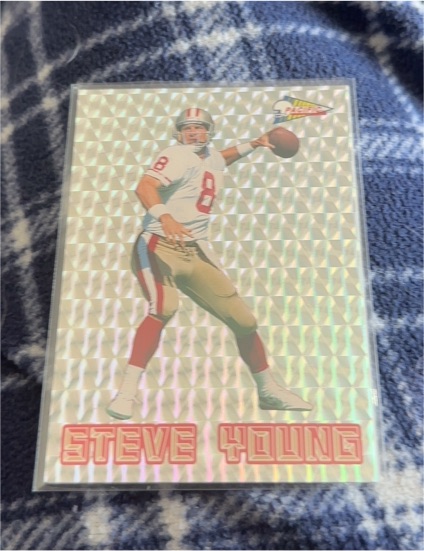 1993 Pacific Silver Prism #20 Steve Young — front