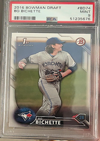 2016 Bowman Draft #BD74 Bo Bichette — front