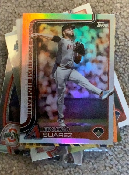 2025 Topps Chrome #48 Eugenio Suarez — front
