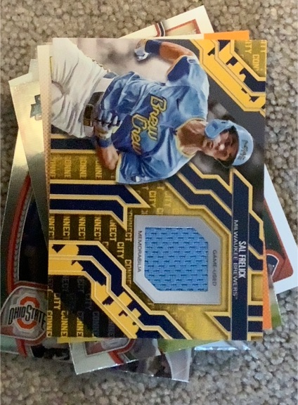 2025 Topps Series 1 City Connect Swatch Collection #CC-SF Sal Frelick — front