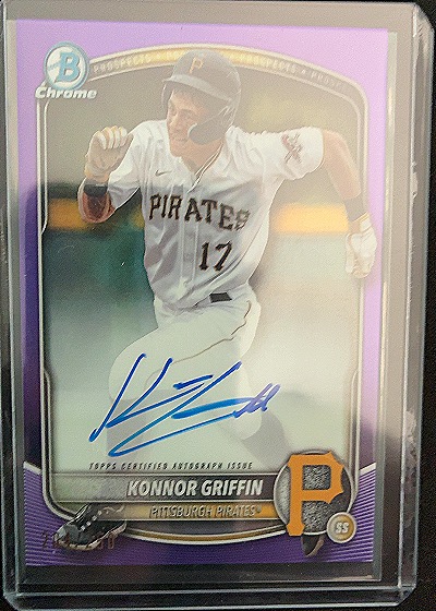 2025 Bowman Chrome Prospects #BCP-86 Konnor Griffin — front