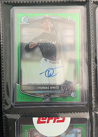 2025 Bowman Chrome #CPA-TW Thomas White — front