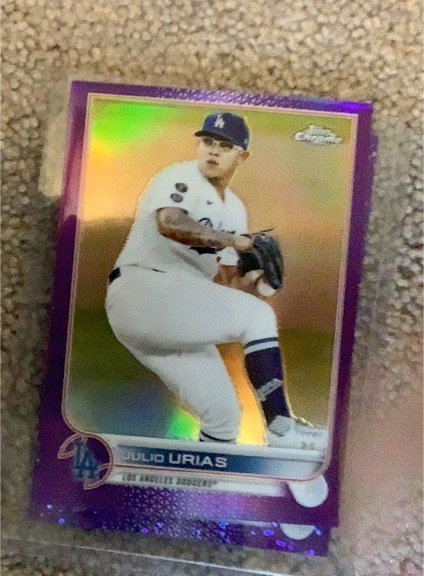 2022 Topps Chrome #3 Julio Urias — front