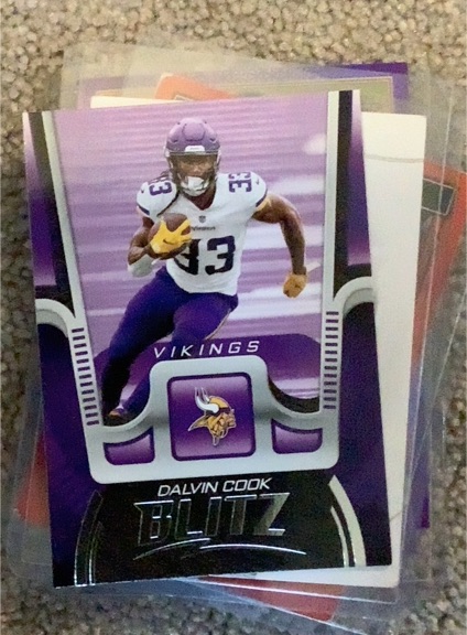2021 Panini Playbook #BTZ-DCO Dalvin Cook Blitz — front