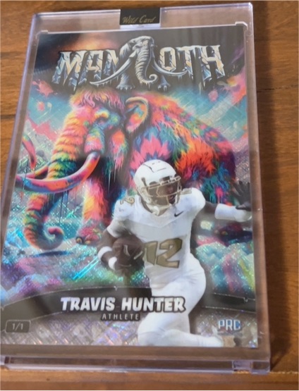 2024 Wild Card Mammoth #Travis Hunter — front