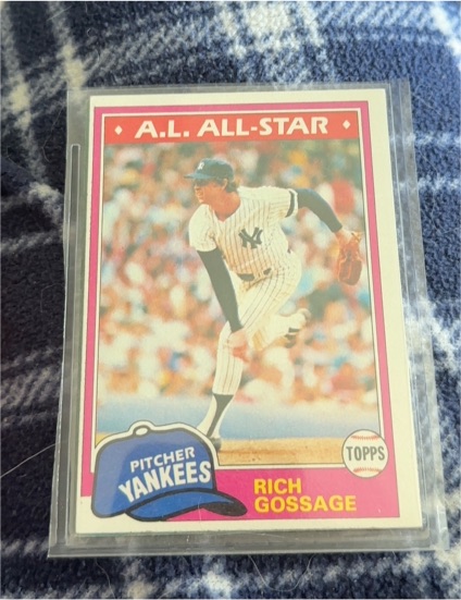 1981 Topps #460 Rich Gossage — front