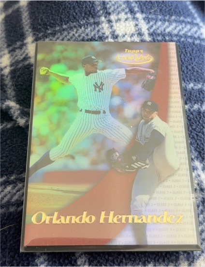 2000 Topps Gold Label Class 3 Orlando Hernandez — front