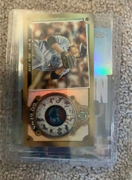 2022 Topps Gypsy Queen GQ Gems Mini #GGM-6 Hyun Jin Ryu — front