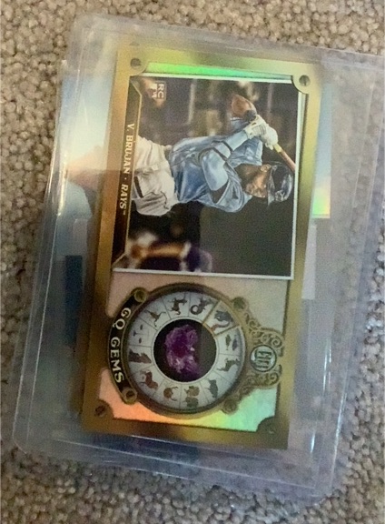 2022 Topps Gypsy Queen GQ Gems Mini #GGM-28 Vidal Brujan — front