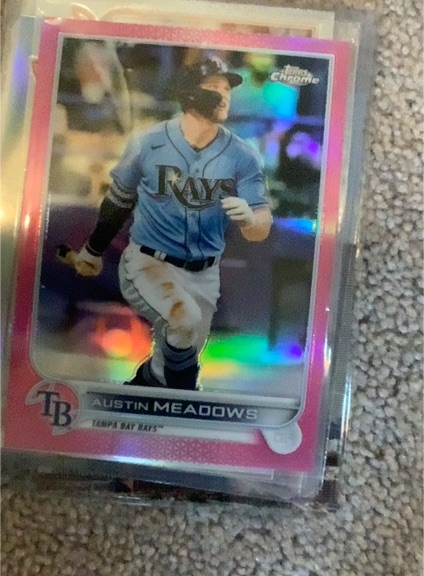 2022 Topps Chrome #10 Austin Meadows — front