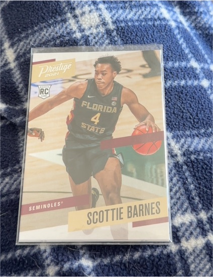 2021-22 Panini Chronicles Prestige #375 Scottie Barnes — front