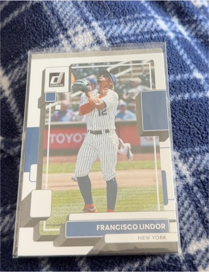 2022 Donruss #219 Francisco Lindor New York Mets — front