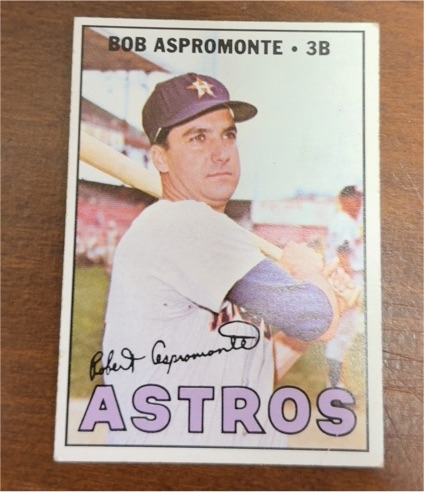 1967 Topps #274 Bob Aspromonte — front