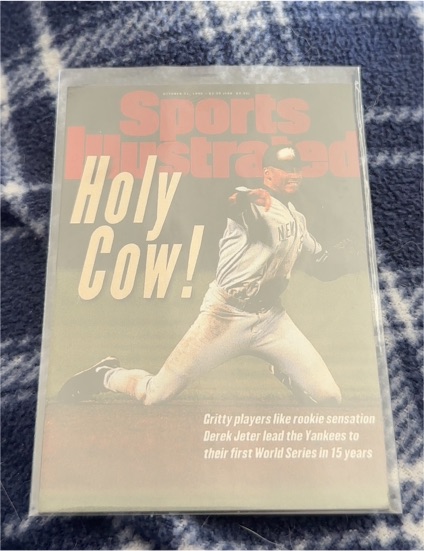 1998 Fleer Sports Illustrated #2 Derek Jeter Holy Cow Insert — front