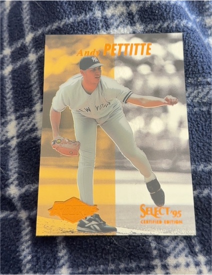 1995 Select Certified #96 Andy Pettitte — front