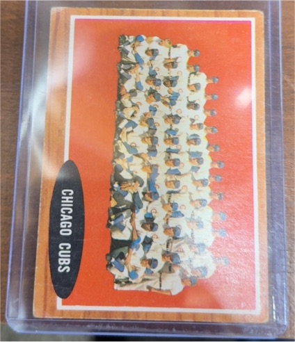 1962 Topps #113 Chicago Cubs Team — front