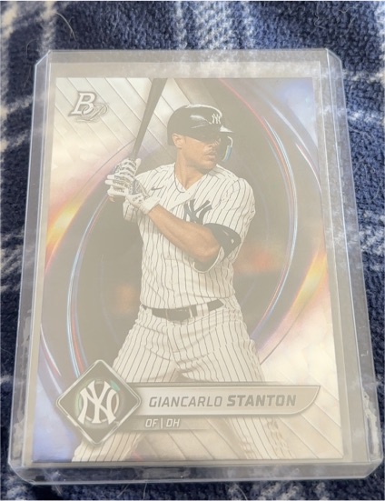 2022 Bowman Platinum #61 Giancarlo Stanton — front