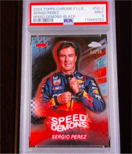 2024 Topps Chrome Formula 1 #SD-2 Sergio Perez Speed Demons — front