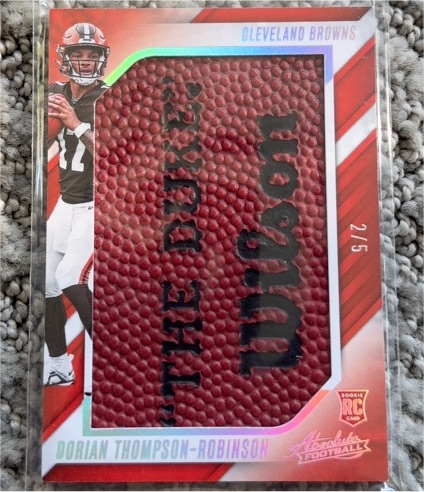 2023 Panini Absolute #2/5 Dorian Thompson-Robinson — front