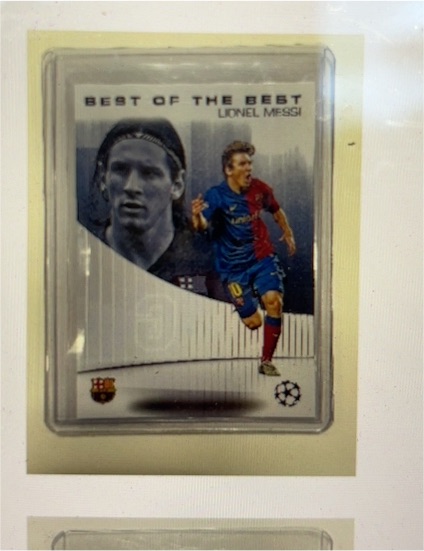 2025 Topps UEFA Champions League Best of the Best #BOTB-4 Lionel Messi — front