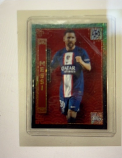2022 Topps Jade UEFA Club Competitions #NY-1 Lionel Messi — front