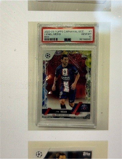 2022-23 Topps Carnaval UCC #1 Lionel Messi — front
