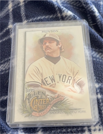2022 Topps Allen & Ginter #33 Thurman Munson — front