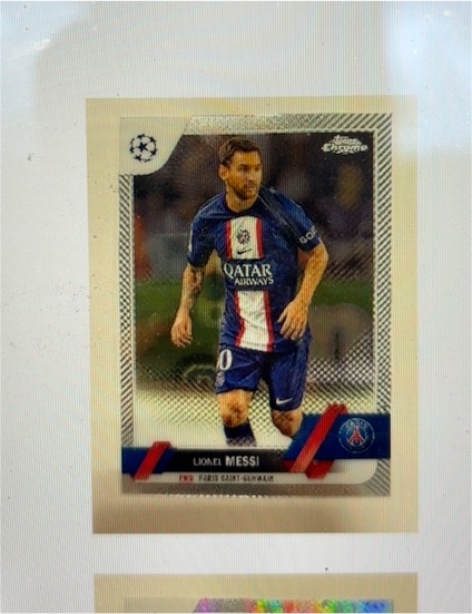 2022-23 Topps Chrome UEFA Lionel Messi #1 Paris Saint-Germain — front