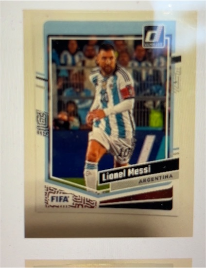 2023-24 Panini Donruss FIFA #1 Lionel Messi — front