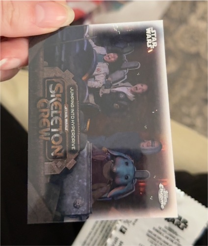 2025 Topps Chrome Star Wars #SC-8 Jumping Into Hyperdrive — front