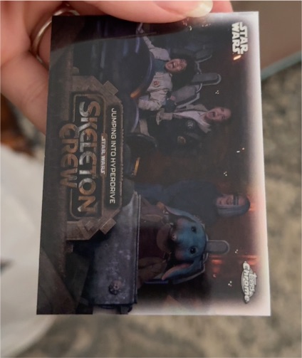 2025 Topps Chrome Star Wars #SC-8 Jumping Into Hyperdrive Skeleton Crew — front