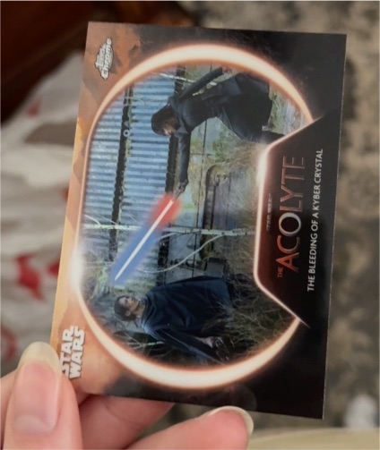 2025 Topps Chrome Star Wars The Acolyte #AC-24 The Bleeding of a Kyber Crystal — front