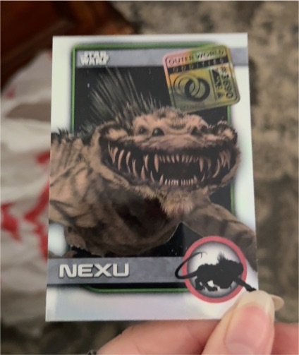 2025 Topps Chrome Star Wars Outer World Oddities #UO-12 Nexu — front
