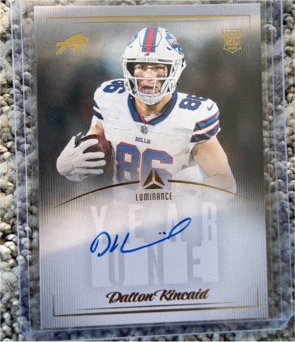 2023 Panini Luminance Year One #Y1DKI Dalton Kincaid — front