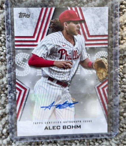 2023 Topps Series 1 Baseball Stars Autographs #BSA-AB Alec Bohm — front
