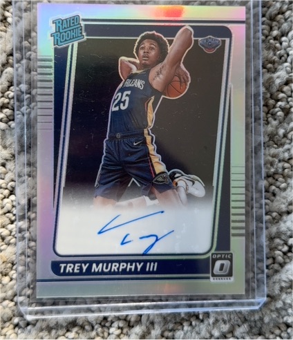 2021-22 Panini Donruss Optic #25 Trey Murphy III — front